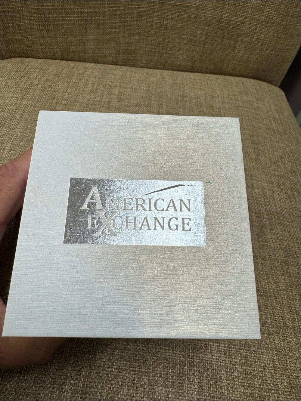 American Exchange Women’s Quartz Silver Tone Blue Dial Bracelet Box Set